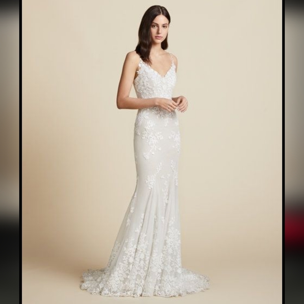 Blush by Hayley Paige Felix Wedding Gown with Matching Veil